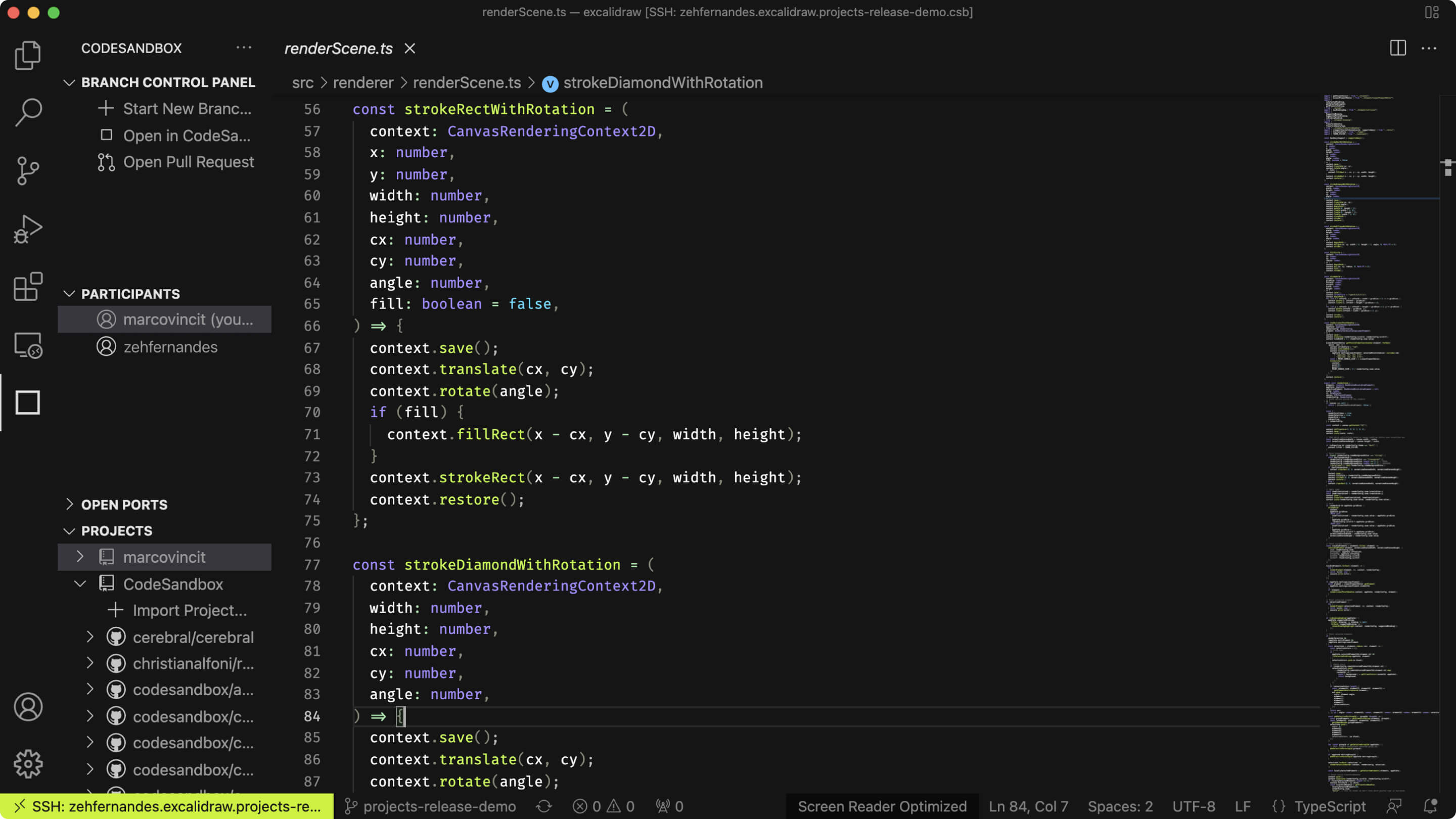 CodeSandbox Extension for VSCode.
